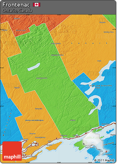 Political Map of Frontenac
