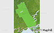 Political Map of Frontenac, satellite outside