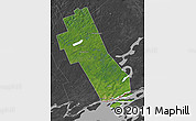 Satellite Map of Frontenac, darken, desaturated