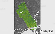 Satellite Map of Frontenac, desaturated