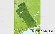 Satellite Map of Frontenac, physical outside