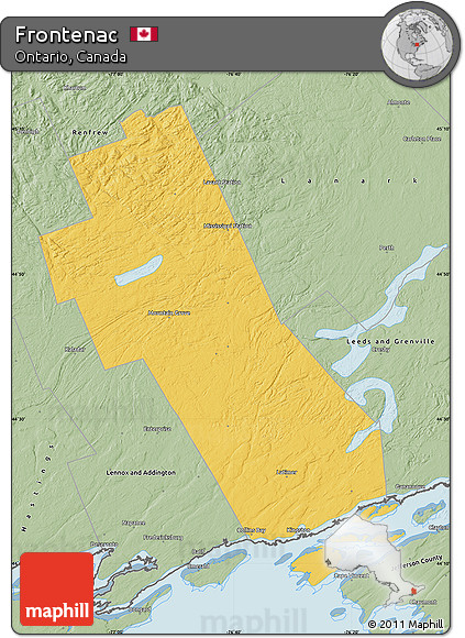 Savanna Style Map of Frontenac