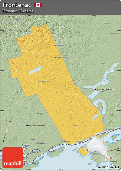 Savanna Style Map of Frontenac