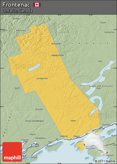 Savanna Style Map of Frontenac