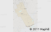 Shaded Relief Map of Frontenac, lighten, semi-desaturated
