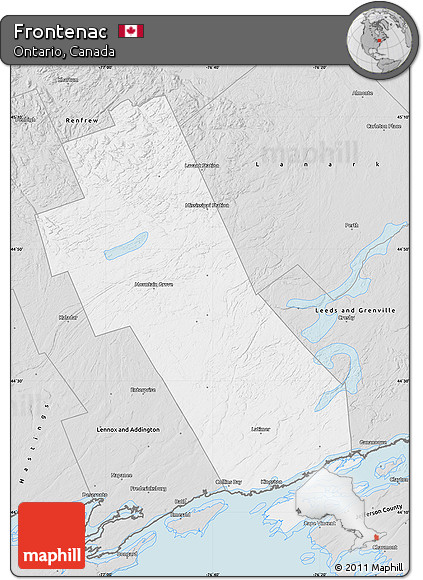 Silver Style Map of Frontenac