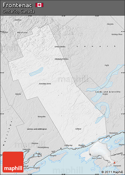 Silver Style Map of Frontenac