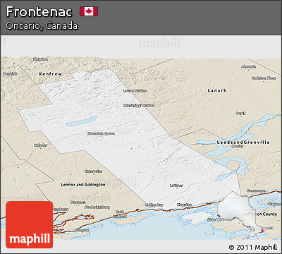 Classic Style Panoramic Map of Frontenac
