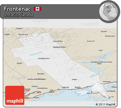 Classic Style Panoramic Map of Frontenac