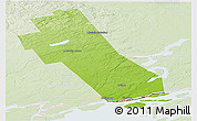 Physical Panoramic Map of Frontenac, lighten