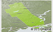 Physical Panoramic Map of Frontenac, semi-desaturated