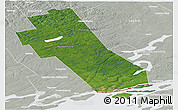 Satellite Panoramic Map of Frontenac, lighten, semi-desaturated