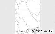 Blank Simple Map of Frontenac, no labels