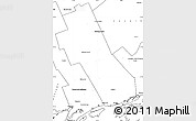 Blank Simple Map of Frontenac