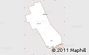Classic Style Simple Map of Frontenac, cropped outside