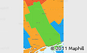 Political Simple Map of Frontenac