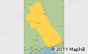 Savanna Style Simple Map of Frontenac