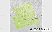 Physical Map of Haliburton, lighten, desaturated