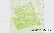 Physical Map of Haliburton, lighten