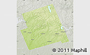Physical Map of Haliburton, lighten, semi-desaturated