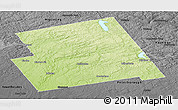 Physical Panoramic Map of Haliburton, darken, desaturated