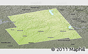 Physical Panoramic Map of Haliburton, darken, semi-desaturated