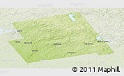 Physical Panoramic Map of Haliburton, lighten