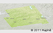 Physical Panoramic Map of Haliburton, lighten, semi-desaturated