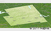 Physical Panoramic Map of Haliburton, satellite outside