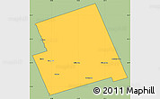Savanna Style Simple Map of Haliburton, cropped outside