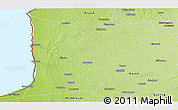 Physical Panoramic Map of Huron