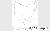 Blank Simple Map of Huron