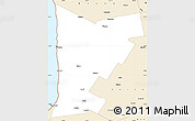 Classic Style Simple Map of Huron