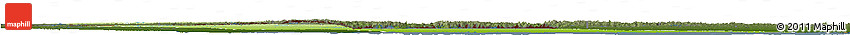 Physical Horizon Map of Kenora, darken