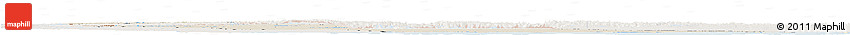 Shaded Relief Horizon Map of Kenora, lighten