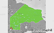 Political Map of Kenora, desaturated