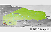 Physical Panoramic Map of Kenora, desaturated