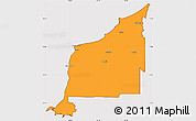 Political Simple Map of Lambton, cropped outside