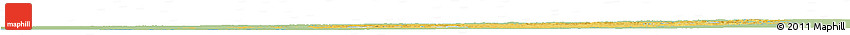 Savanna Style Horizon Map of Muskoka, single color outside