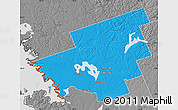 Political Map of Muskoka, desaturated