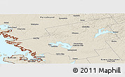 Shaded Relief Panoramic Map of Muskoka