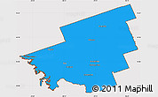 Political Simple Map of Muskoka, cropped outside