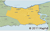 Savanna Style 3D Map of Niagara