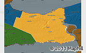Political Map of Niagara, darken