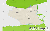 Shaded Relief Map of Niagara, single color outside