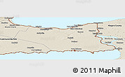 Shaded Relief Panoramic Map of Niagara