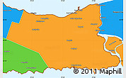 Political Simple Map of Niagara