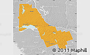 Political Map of Nipissing, lighten, desaturated
