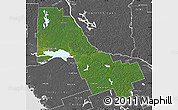 Satellite Map of Nipissing, desaturated