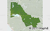 Satellite Map of Nipissing, lighten